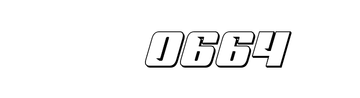 '89 Speed Affair 3D Italic  Скачать бесплатные шрифты