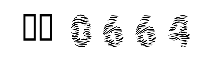 101! Zebra Print  Скачать бесплатные шрифты