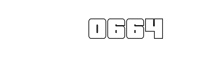 Force Runner Outline  Скачать бесплатные шрифты