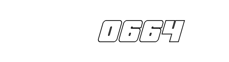 Force Runner Outline Italic  Скачать бесплатные шрифты