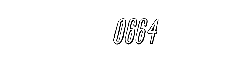 Slasher Film Rough 3D Italic  Скачать бесплатные шрифты