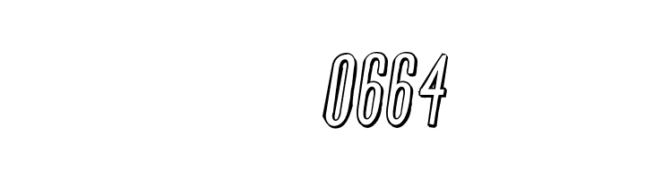 Slasher Film Rough 3D SemItal  Скачать бесплатные шрифты