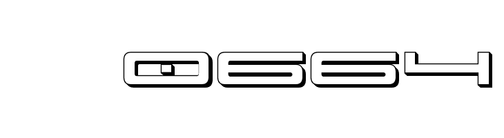 Ultra 911 3D  Скачать бесплатные шрифты