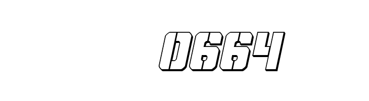 Free Shipping 3D Italic  Скачать бесплатные шрифты