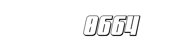 Punch 3D Italic  Скачать бесплатные шрифты