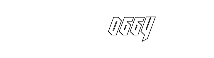 Deathshead Outline Italic  Скачать бесплатные шрифты