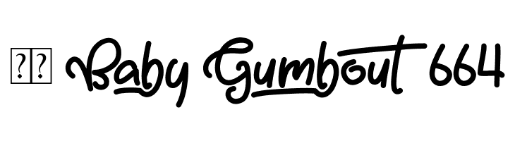 Baby Gumbout  Скачать бесплатные шрифты