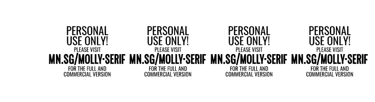 MollySerifEPERSONAL-Bold  Скачать бесплатные шрифты