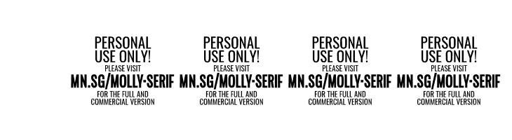 MollySerifEPERSONAL-Thin  Скачать бесплатные шрифты