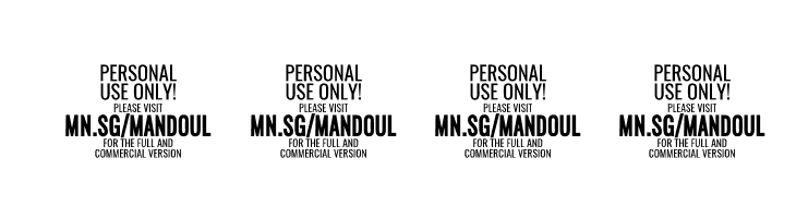 Mandoul Script PERSONAL USE ONLY Bold  Скачать бесплатные шрифты