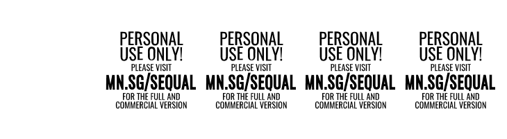 SequalBlackPERSONALUSE  Скачать бесплатные шрифты