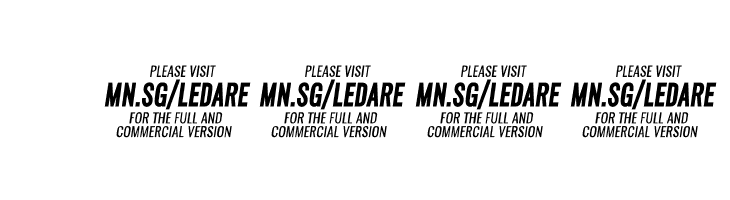 Ledare ExtraLight Italic PERSONAL USE ONLY  Скачать бесплатные шрифты