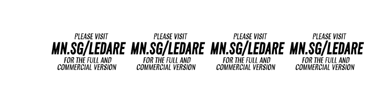 Ledare Bold Italic PERSONAL USE ONLY  Скачать бесплатные шрифты