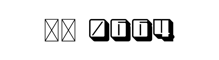 Bloxy Shadow  Скачать бесплатные шрифты