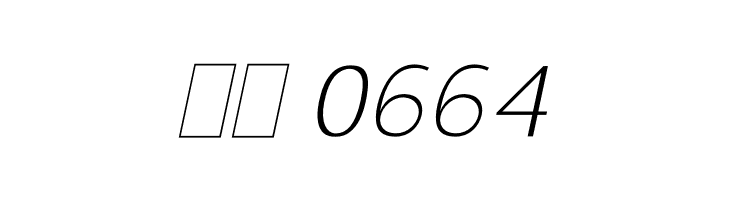 Colasta Thin Italic  Скачать бесплатные шрифты