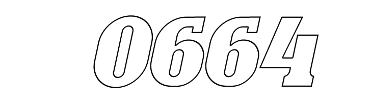 Bonaro Outline Italic Demo Outline Italic  Скачать бесплатные шрифты