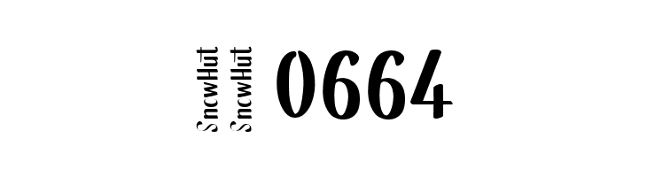SnowHut  Скачать бесплатные шрифты