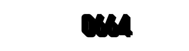 Cheapsman Free Extruded Regular  Скачать бесплатные шрифты