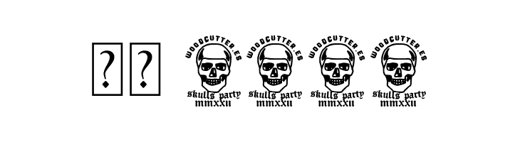 Skulls Party Icons  Скачать бесплатные шрифты
