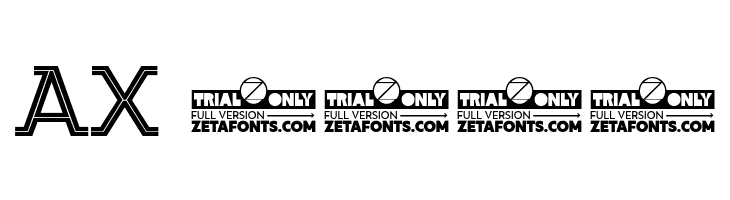 Amazing Slab Trial Inline Medium  Скачать бесплатные шрифты