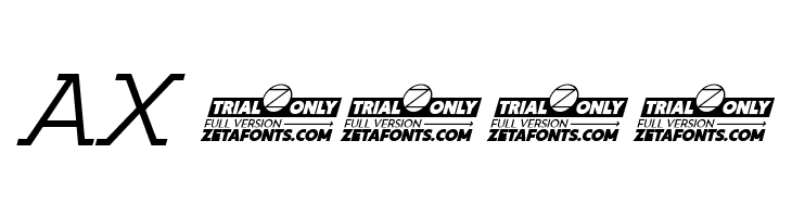 Amazing Slab Trial Italic  Скачать бесплатные шрифты