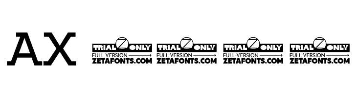 Amazing Slab Trial Medium  Скачать бесплатные шрифты