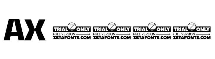 Asgard Trial Xbold  Скачать бесплатные шрифты