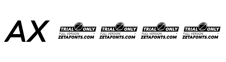 Aquawax Pro Trial DemiBold Italic  Скачать бесплатные шрифты