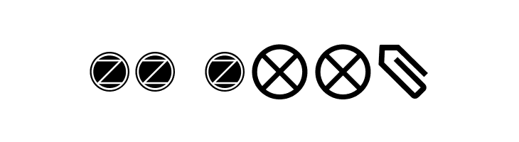 Aquawax Pro Pictograms Regular  Скачать бесплатные шрифты