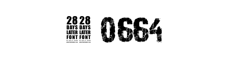 28 Days Later  Скачать бесплатные шрифты