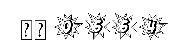 Comic Boom Elements_DEMO  Скачать бесплатные шрифты