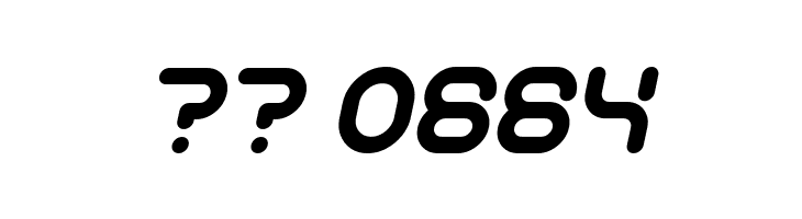 Techno Various Italic  Скачать бесплатные шрифты