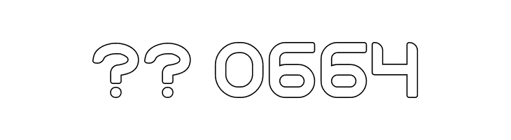 TECHNIQUE-Hollow  Скачать бесплатные шрифты