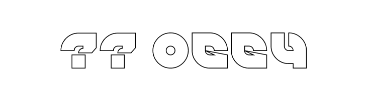 PICAAE-Hollow  Скачать бесплатные шрифты