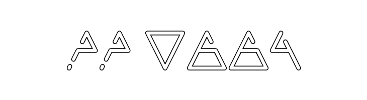 CECILE-Hollow  Скачать бесплатные шрифты