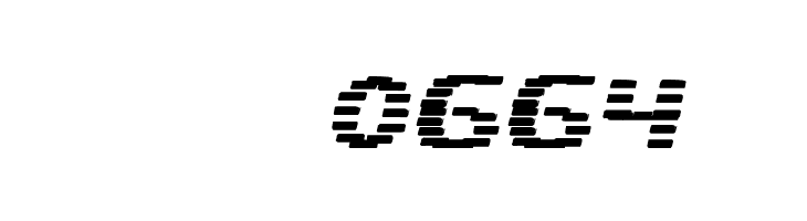 BANDIT Italic  Скачать бесплатные шрифты