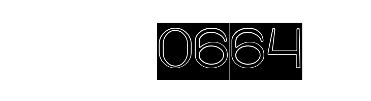 Cartoon Character-Hollow-Invers  Скачать бесплатные шрифты