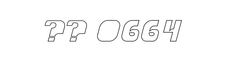 TECHNO TECH-Hollow  Скачать бесплатные шрифты