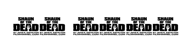 Shaun of the Dead  Скачать бесплатные шрифты