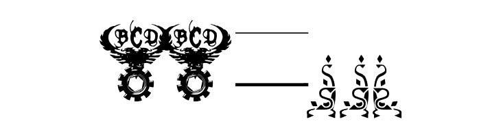 Deborah Extras/Ornaments  Скачать бесплатные шрифты