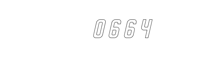 DISPLAYEDObliqueoutline  Скачать бесплатные шрифты