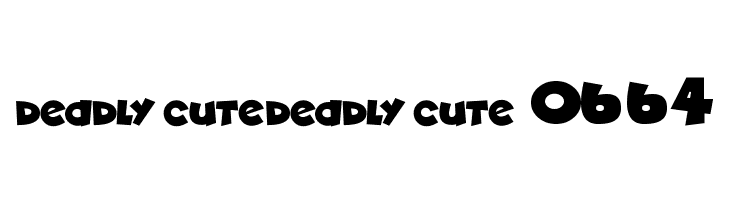 Deadly Cute  Скачать бесплатные шрифты
