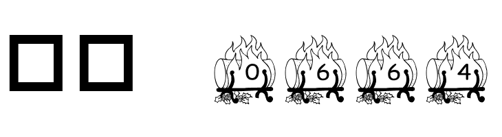 pf_ yulefire1  Скачать бесплатные шрифты