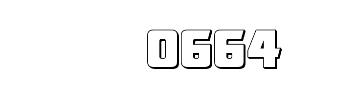 American Kestrel Straight 3D  Скачать бесплатные шрифты