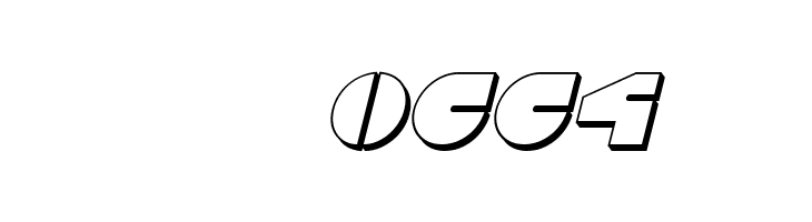 Disco Duck 3D Italic  Скачать бесплатные шрифты