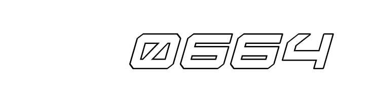 U.S.S. Dallas Outline Italic  Скачать бесплатные шрифты