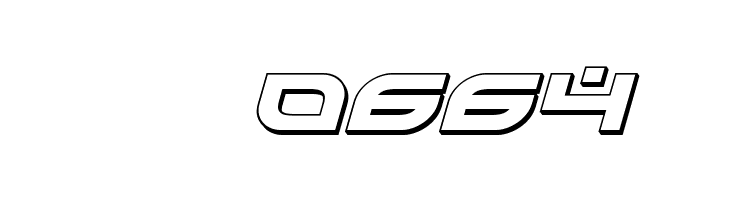 Battlefield 3D Italic  Скачать бесплатные шрифты