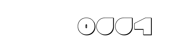 Disco Deck Outline  Скачать бесплатные шрифты