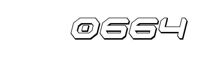 Robotaur 3D Italic  Скачать бесплатные шрифты