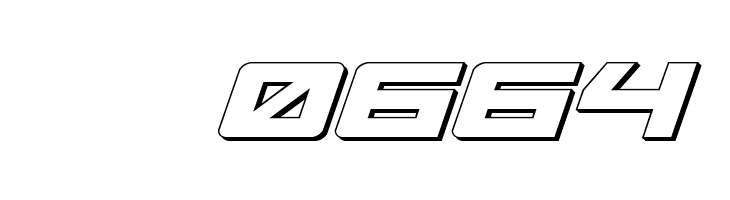 Wildcard 3D Italic  Скачать бесплатные шрифты